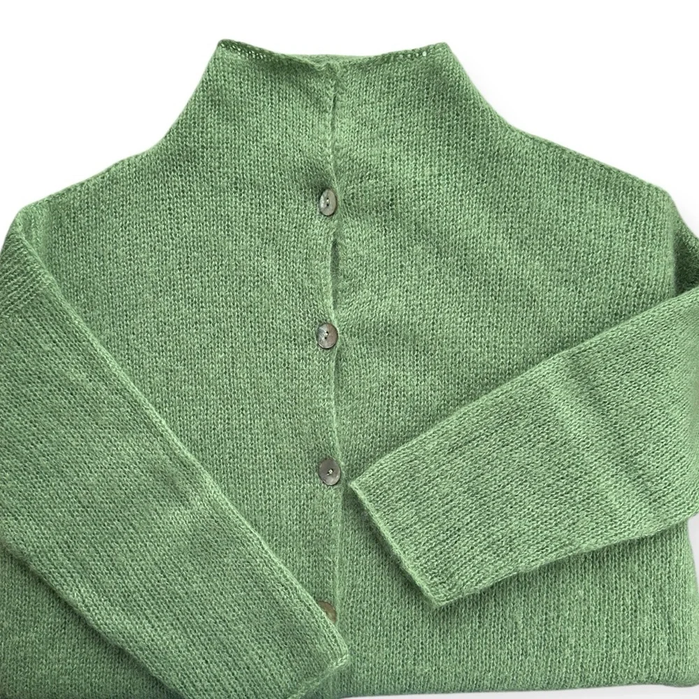 Margaret O’Leary • Kid Mohair Handknit Cardigan - Picture 7 of 12